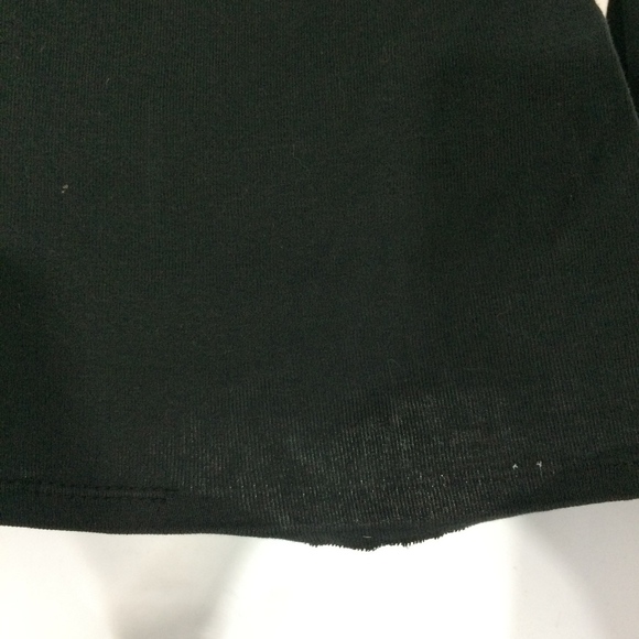 Mossimo Womens XS Black V-Neck Long Sleeve Shirt - Picture 2 of 5